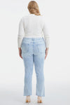 Hazel Blues® |  BAYEAS High Waist Raw Hem Washed Straight Jeans