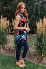 Hazel Blues® |  A Rose By Any Other Name Sleeveless Top