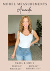 Hazel Blues® |  Brooke High Rise Control Top Vintage Wash Straight Jeans
