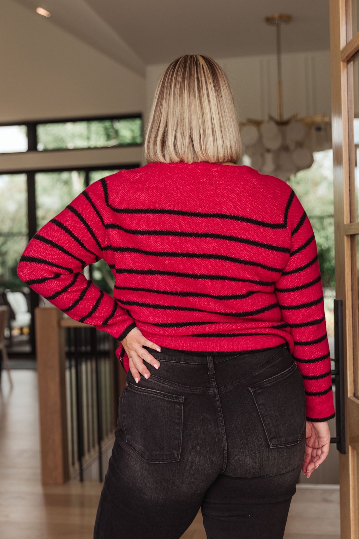 Hazel Blues® |  Are We There Yet? Striped Sweater