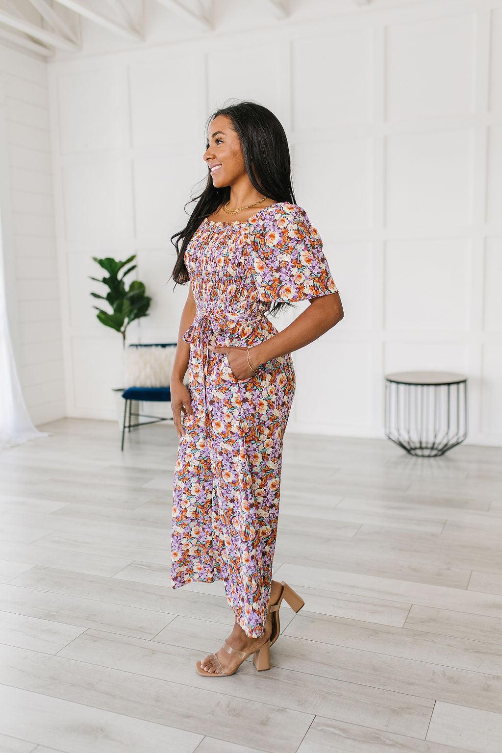 Hazel Blues® | Better Than Fine Floral Jumpsuit - Hazel Blues®