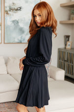 Hazel Blues® |  Black Elegance Skort Dress