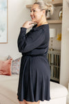 Hazel Blues® |  Black Elegance Skort Dress