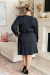 Hazel Blues® |  Black Elegance Skort Dress
