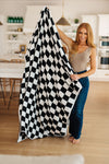 Hazel Blues® |  Penny Blanket Single Cuddle Size in Black Check