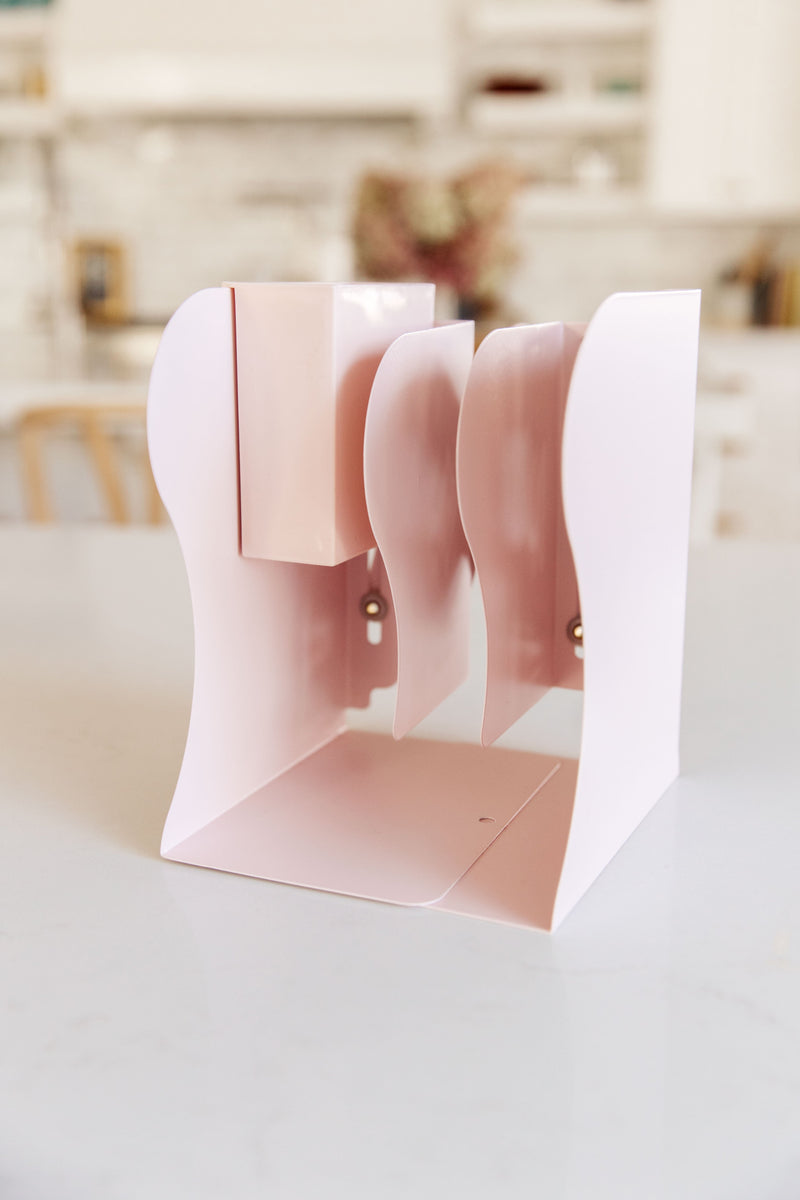 Hazel Blues® |  Boss Babe Expanding Desk Organizer in Pink