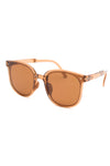 Hazel Blues® |  Collapsible Girlfriend Sunnies & Case in Champagne