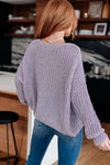 Hazel Blues® |  Captured My Interest Chunky V-Neck Sweater