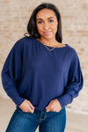 Hazel Blues® |  Casually Comfy Batwing Top