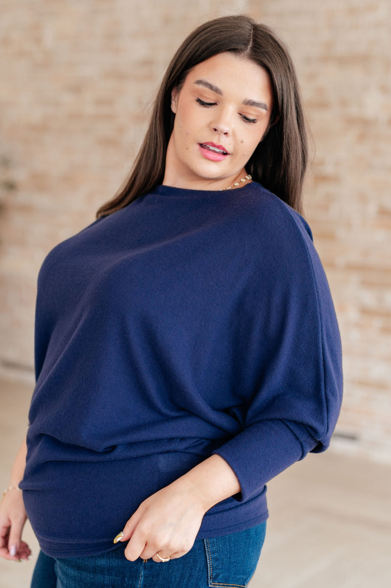 Hazel Blues® |  Casually Comfy Batwing Top