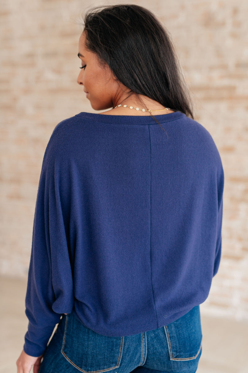 Hazel Blues® |  Casually Comfy Batwing Top