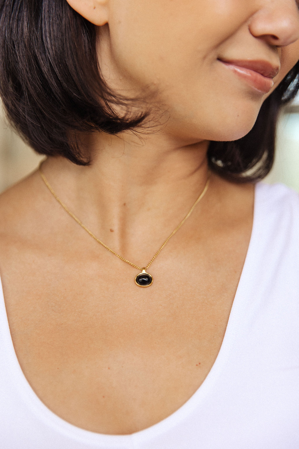 Hazel Blues® |  Center Of It All Pendent Necklace