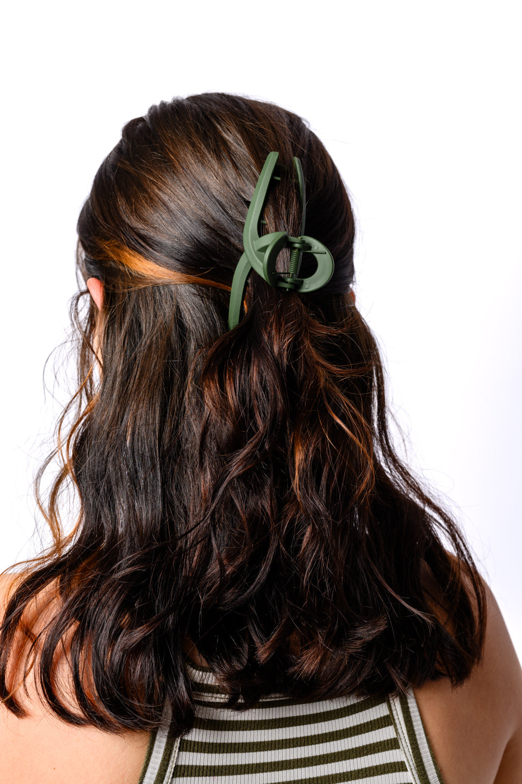 Hazel Blues® |  Claw Clip Set of 4 in Forest Green