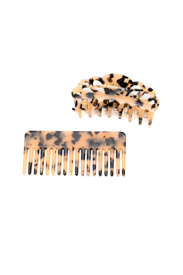 Hazel Blues® |  Comb & Claw Clip Set