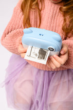 Hazel Blues® |  Quick Print Childrens Camera in  Blue