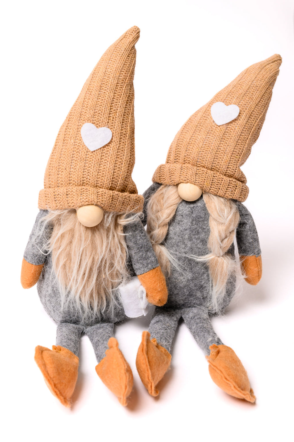 Hazel Blues® |  Coffee Lover Gnomes Set of 2 in Beige