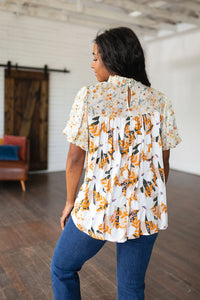 Hazel Blues® |  Daydreamer Mixed Floral Top