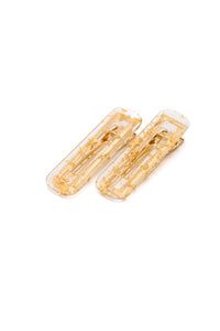 Hazel Blues® |  Double Trouble 2 Pack Hair Clip in Gold Leaf