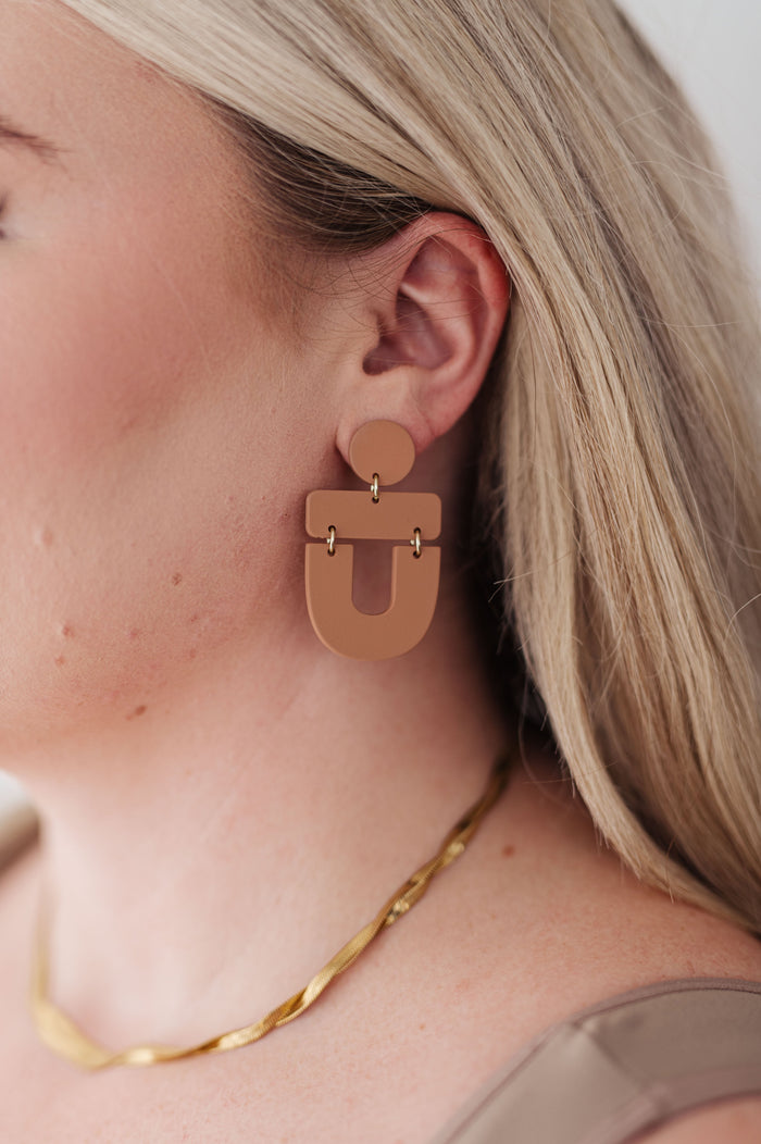 Hazel Blues® |  Dreamboat Earrings in Brown