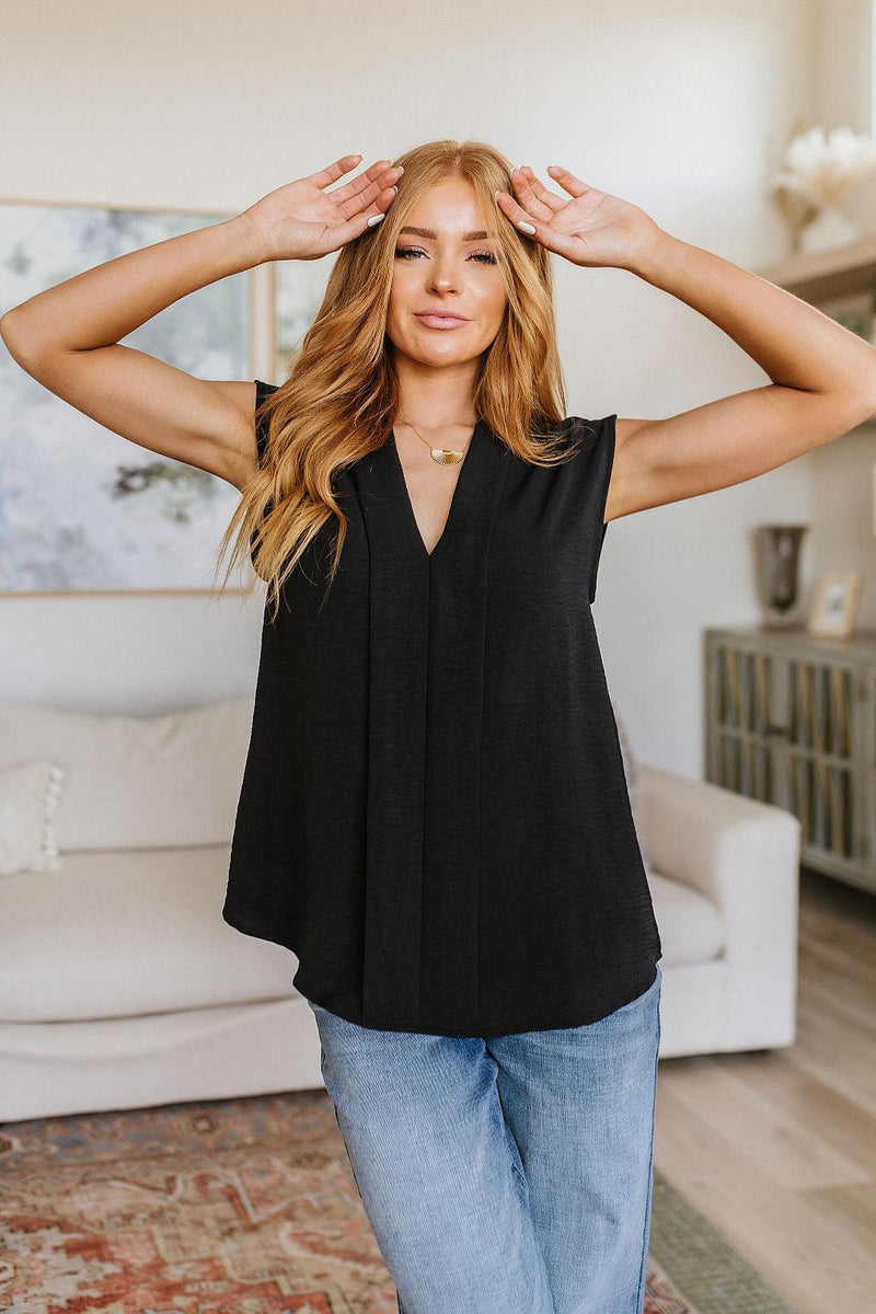 Hazel Blues® | Elevate Everyday Blouse in Black - Hazel Blues®