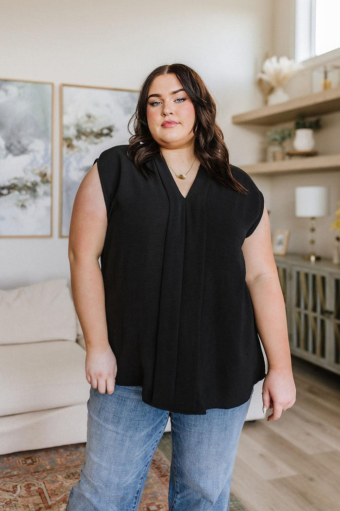 Hazel Blues® | Elevate Everyday Blouse in Black - Hazel Blues®