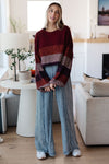Hazel Blues® |  World of Wonder Striped Sweater
