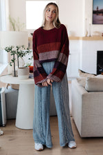 Hazel Blues® |  World of Wonder Striped Sweater