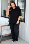Hazel Blues® |  Evidently Different Puff Sleeve Top