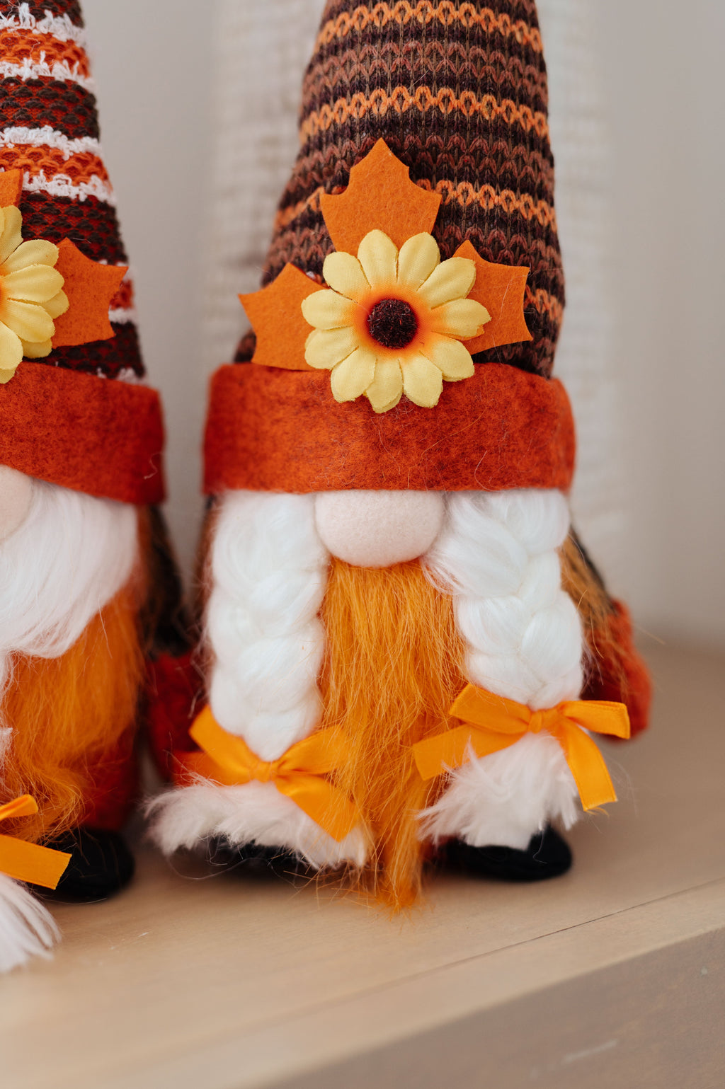 Hazel Blues® |  Fall Flowers Gnomes Set of 2
