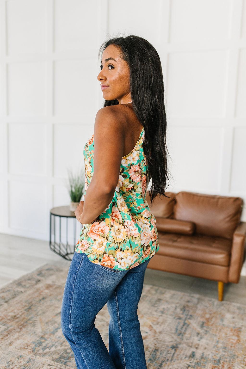 Hazel Blues® | Fiddle Dee Dee Floral Halter Top - Hazel Blues®