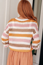 Hazel Blues® |  First in Line Striped Sweater