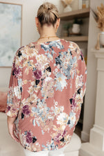 Hazel Blues® |  Float On Floral Top in Marsala