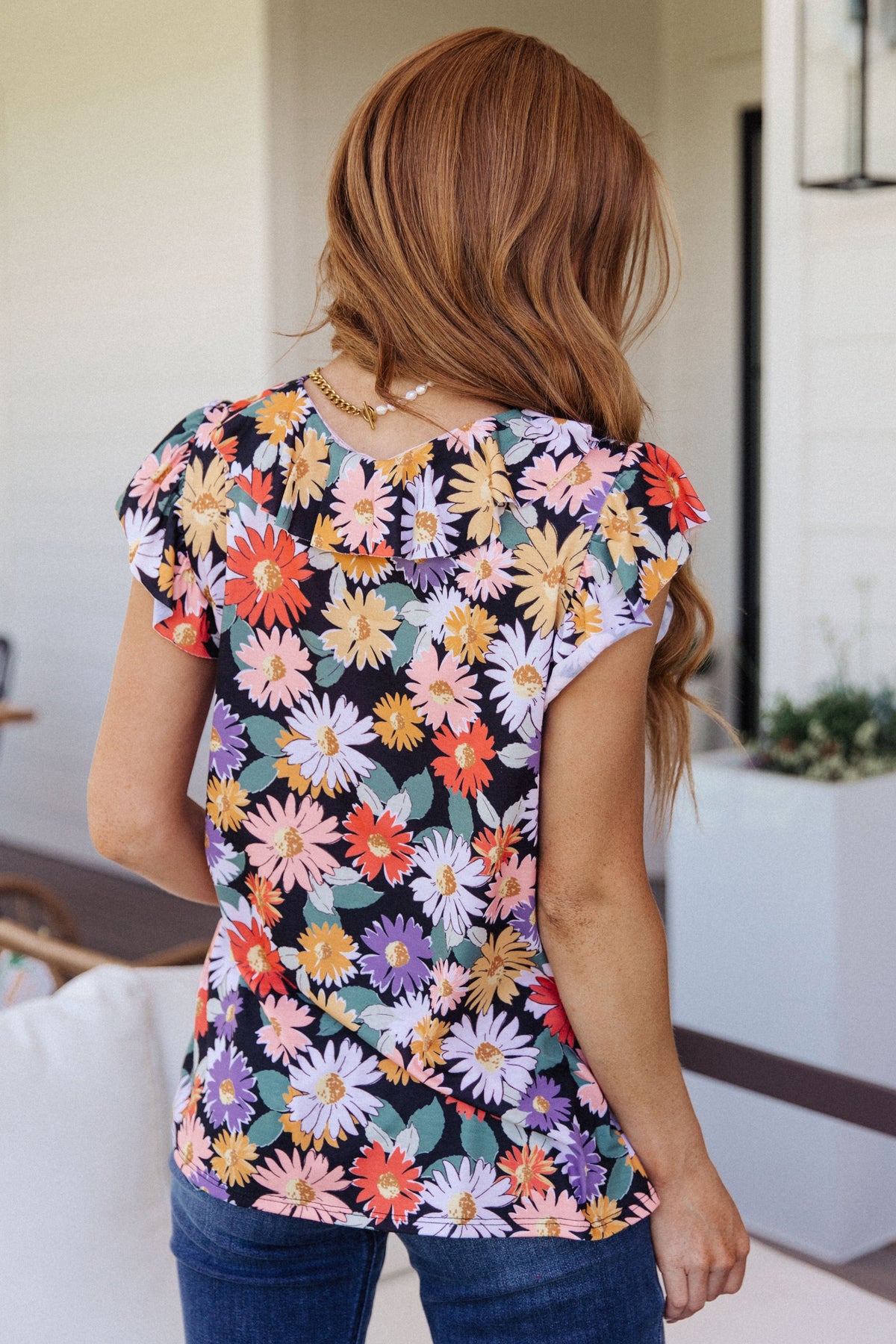 Hazel Blues® |  Flower Power Floral Top