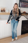 Hazel Blues® |  From Here On Out Striped Sweater