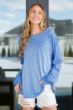 Hazel Blues® |  Gently Down the Stream Long Sleeve Top