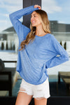 Hazel Blues® |  Gently Down the Stream Long Sleeve Top