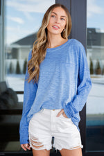Hazel Blues® |  Gently Down the Stream Long Sleeve Top