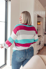 Hazel Blues® |  Get It Started Striped Sweater