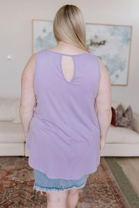 Hazel Blues® | Greater than Great Keyhole Detail Tank - Hazel Blues®