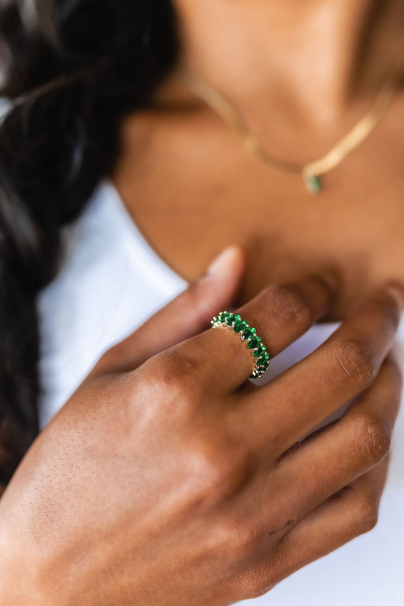 Hazel Blues® |  Green With Envy Ring