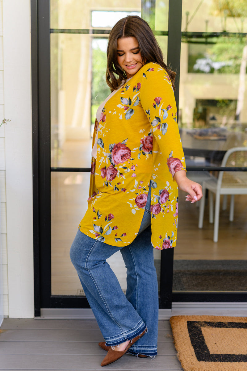 Hazel Blues® |  Grow As You Go Floral Cardigan