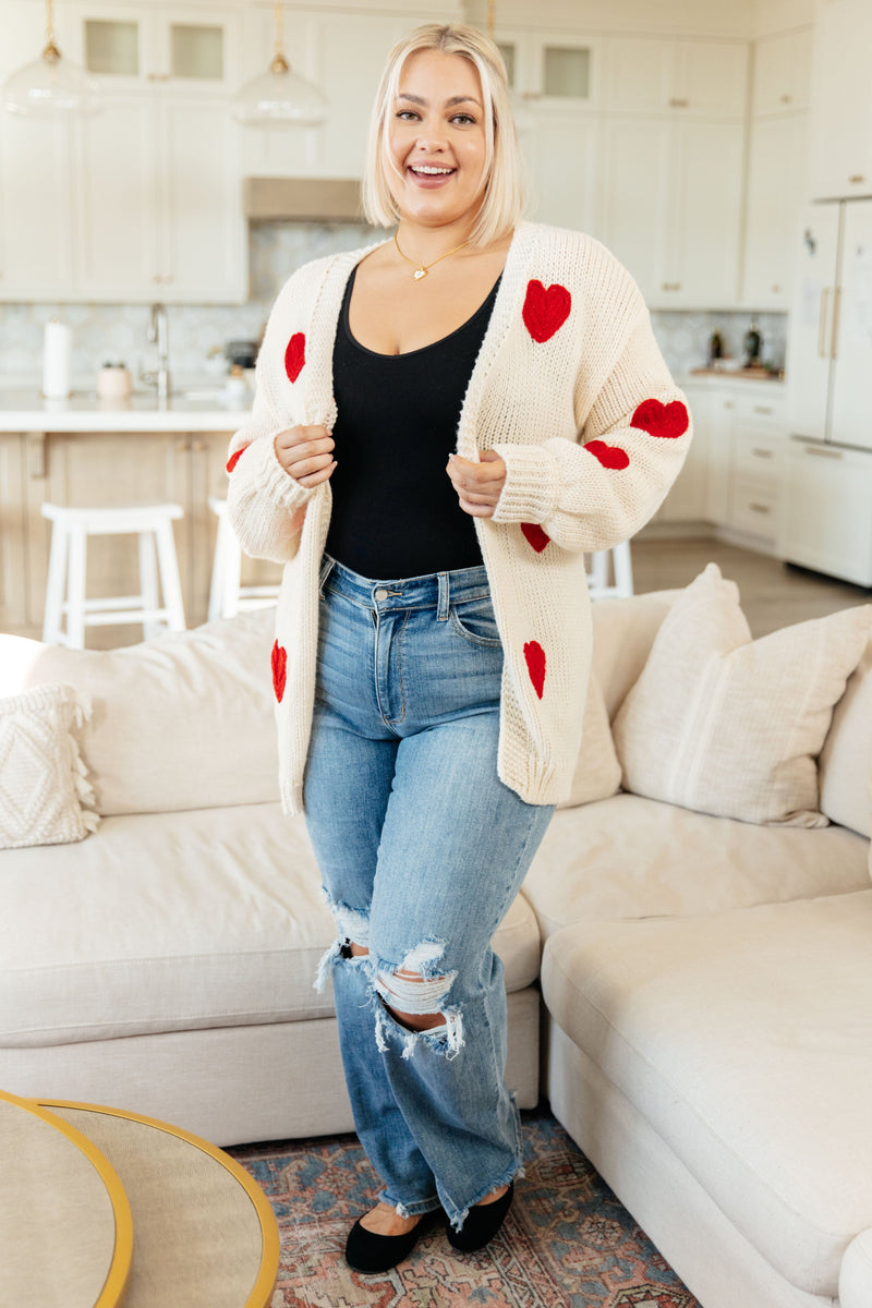 Hazel Blues® |  Heart Eyes Cardigan