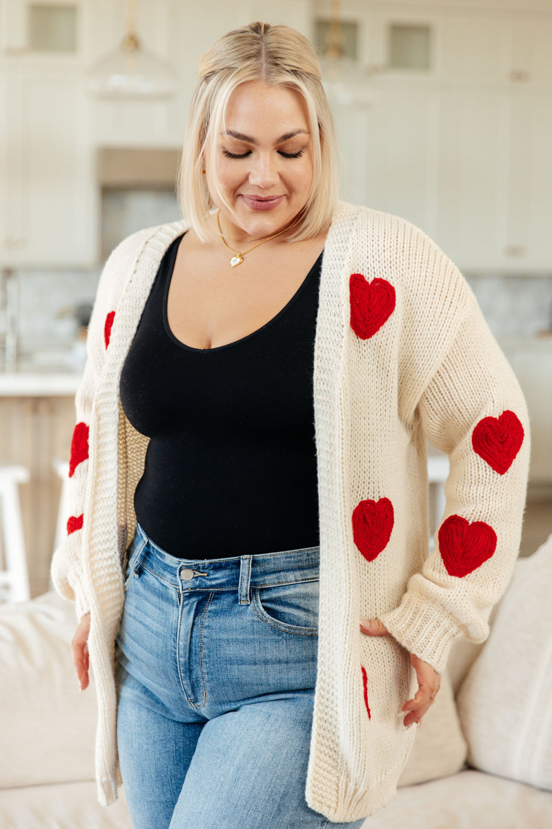 Hazel Blues® |  Heart Eyes Cardigan