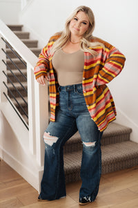 Hazel Blues® |  Henny Penny Striped Cardigan