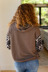 Hazel Blues® |  Here And There Leopard Print Hoodie