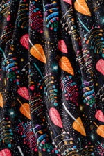 Hazel Blues® |  Holiday Fleece Blanket in Neon Trees