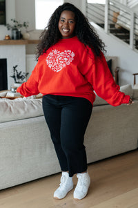 Hazel Blues® |  Holiday Heart Sweatshirt