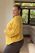 Hazel Blues® |  Honey Be Mine Balloon Sleeve Sweater