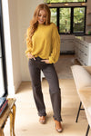 Hazel Blues® |  Honey Be Mine Balloon Sleeve Sweater