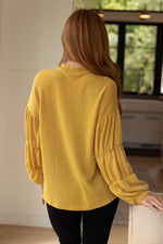 Hazel Blues® |  Honey Be Mine Balloon Sleeve Sweater
